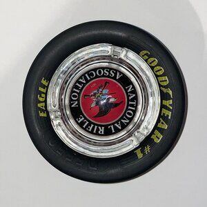 NRA National Rifle Association / Goodyear Eagle Tire Ashtray = NEW